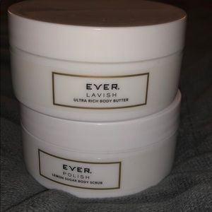 EVER Body Scrub & Body Butter - brand new
